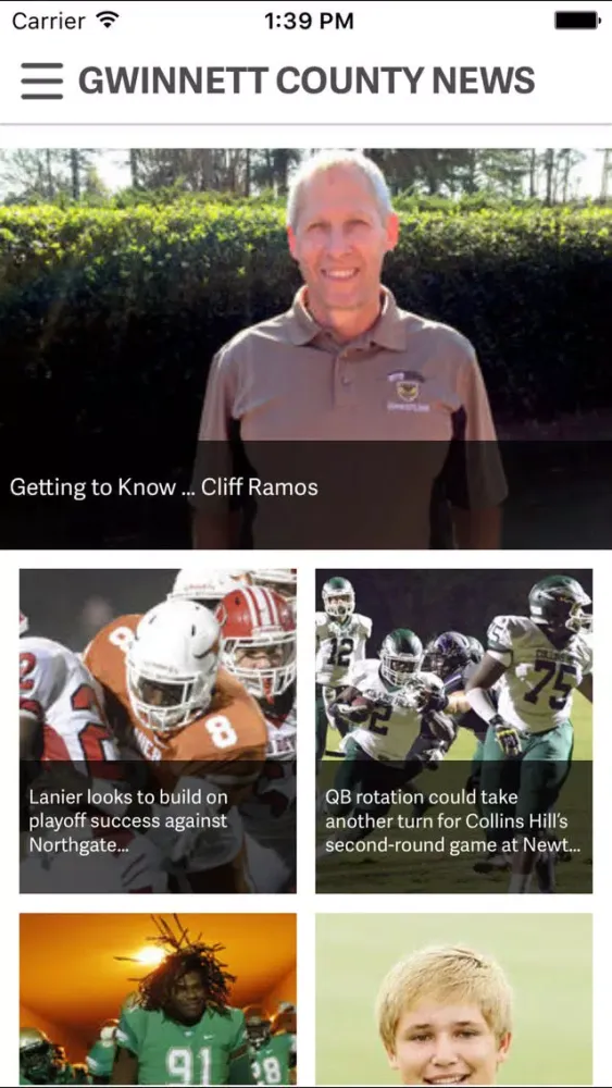 Captures d'écran de Gwinnett County News: