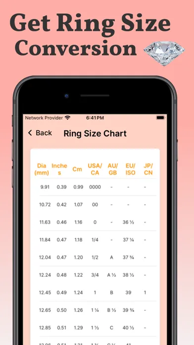 Ảnh chụp màn hình của Ring Sizer - Ring Size Measure