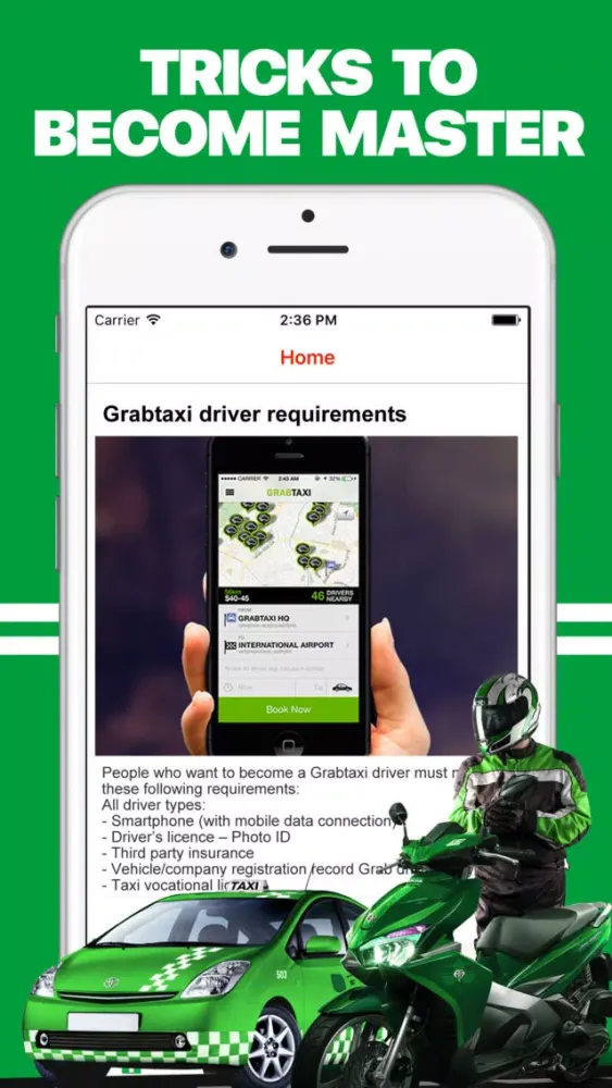 App for Grab Taxi Drivers स्क्रीनशॉट