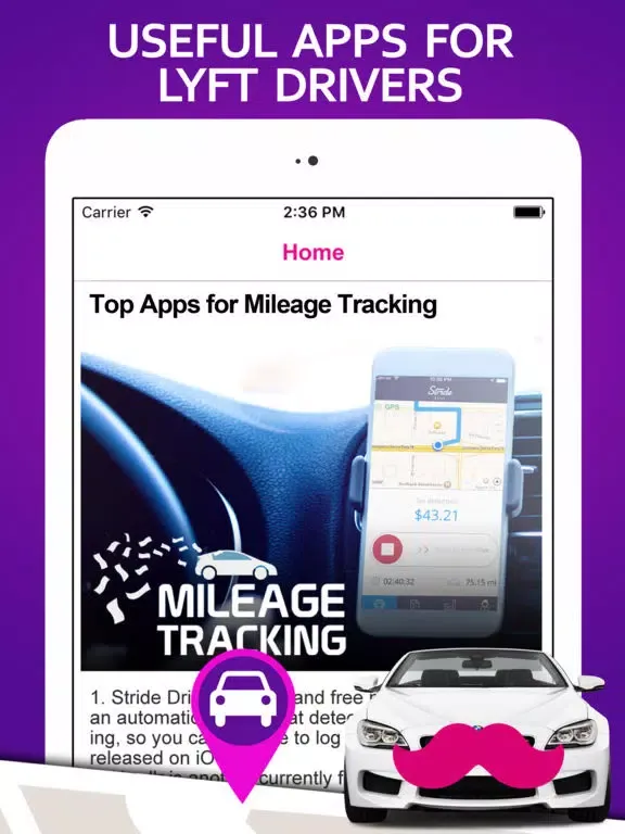صور App for Lyft Drivers iPad 