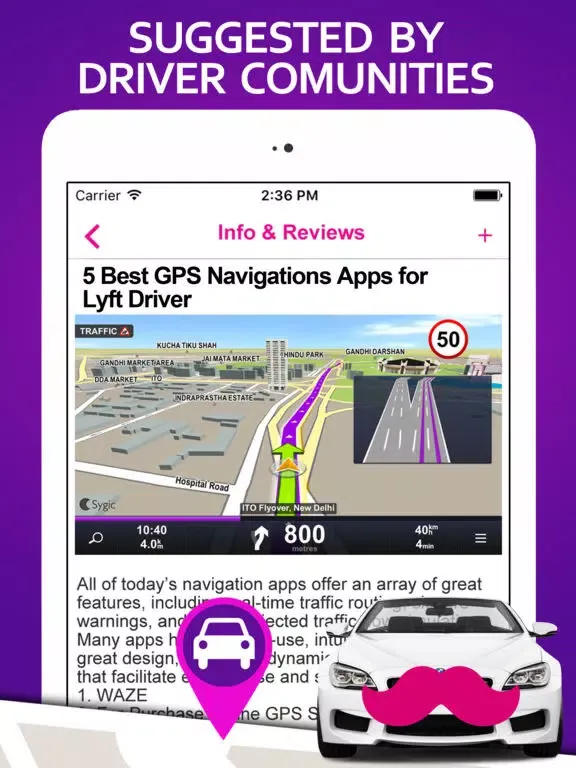 صور App for Lyft Drivers iPad 