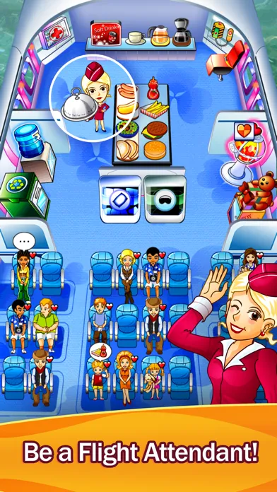 First Class Flurry HD - Flight Attendant Time Management Game Screenshots
