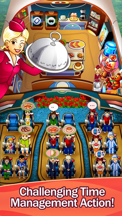 First Class Flurry HD - Flight Attendant Time Management Game Screenshots