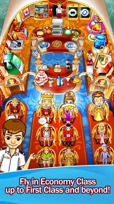 First Class Flurry HD - Flight Attendant Time Management Game Screenshots