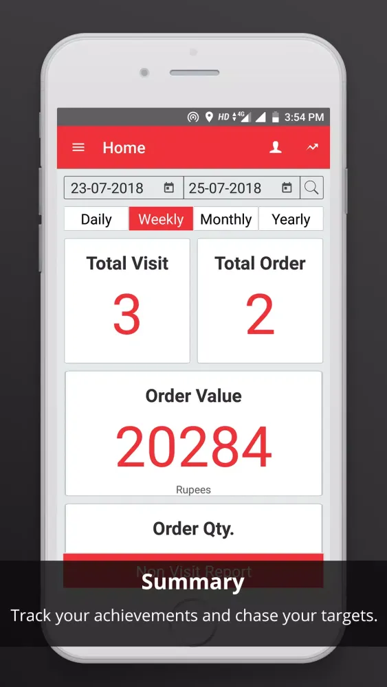 Captures d'écran de VIR App
