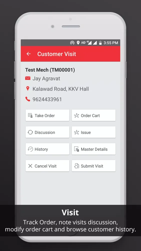 Captures d'écran de VIR App