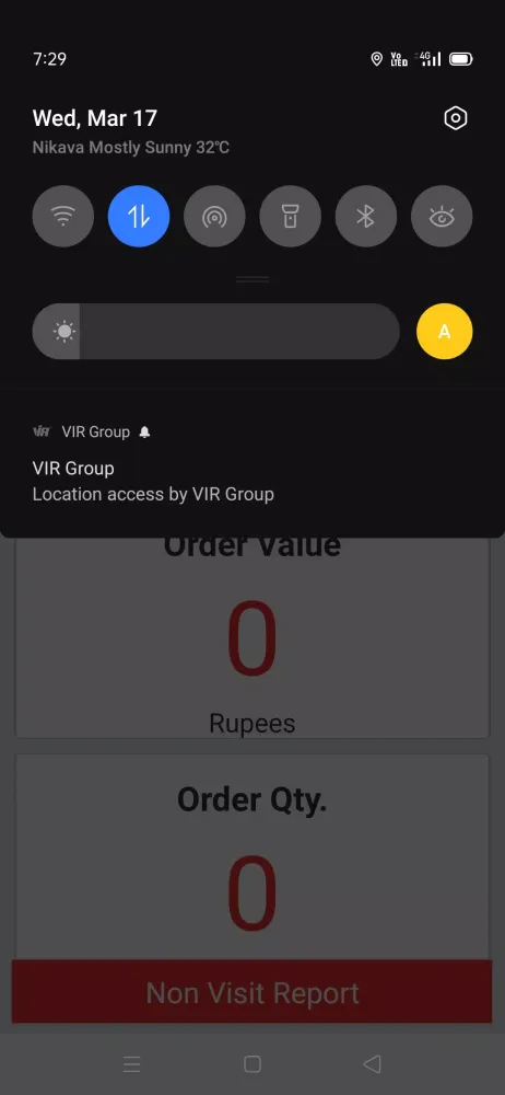 Captures d'écran de VIR App