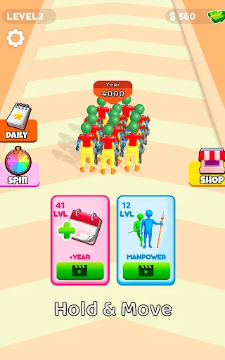 Evolution Run: Crowd Command 스크린샷