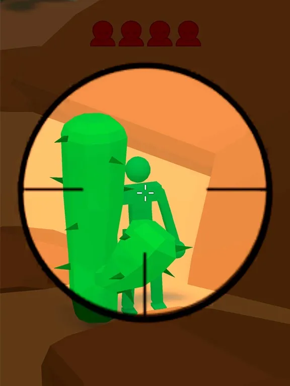 Ảnh chụp màn hình của Sniper shot: Camo Enemies iPad 