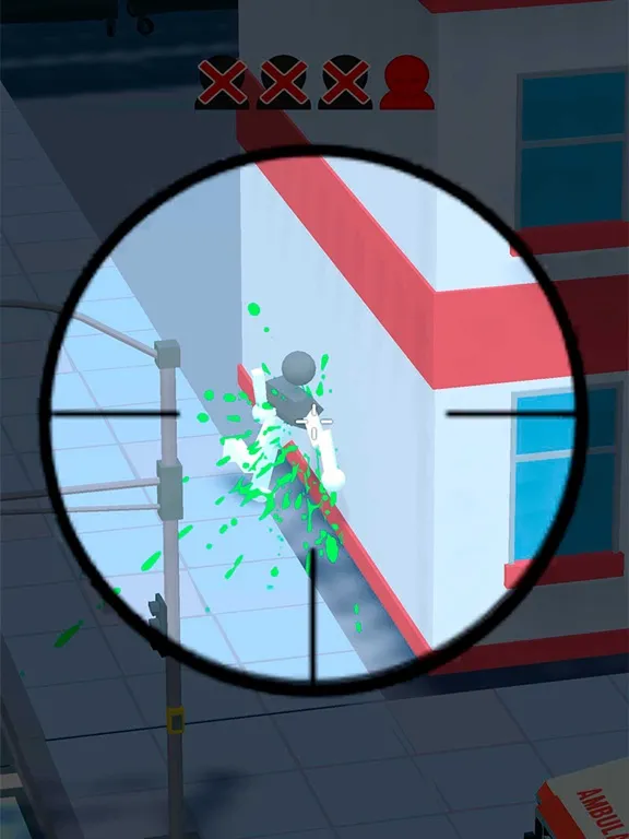 Ảnh chụp màn hình của Sniper shot: Camo Enemies iPad 