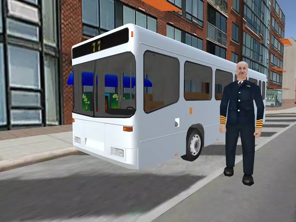 ภาพหน้าจอของ Bus Simulator: City Driving 3D iPad 