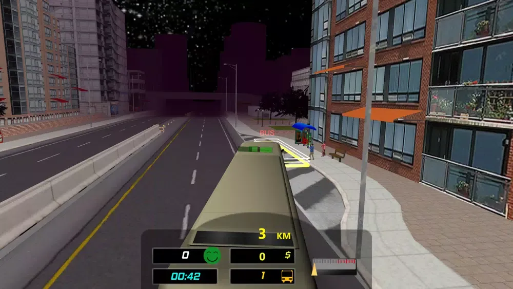 ภาพหน้าจอของ Bus Simulator: City Driving 3D