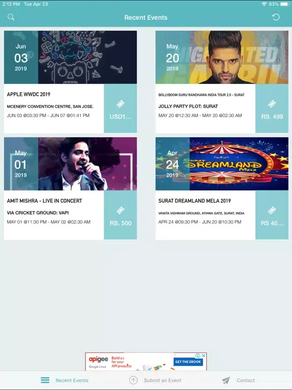 Events Pro - Discover Events iPad 应用截图