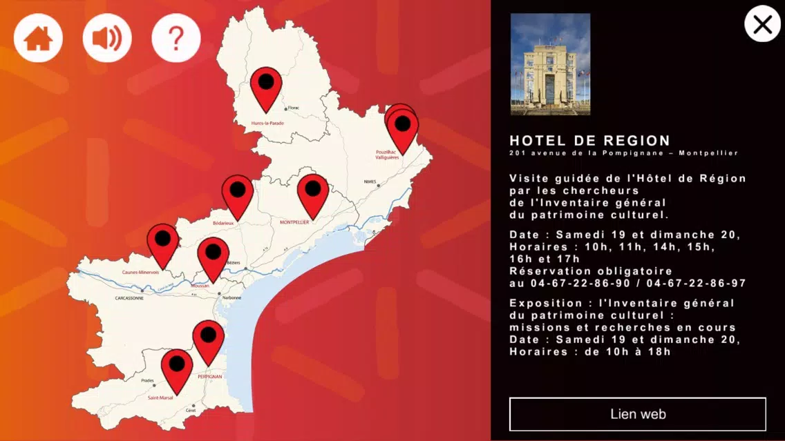 Découverte du Patrimoine en LR Screenshots
