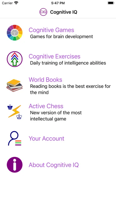 Ảnh chụp màn hình của Cognitive IQ
