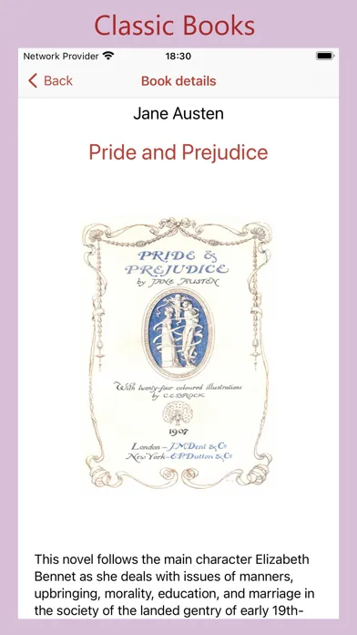 Ảnh chụp màn hình của My Classic Books