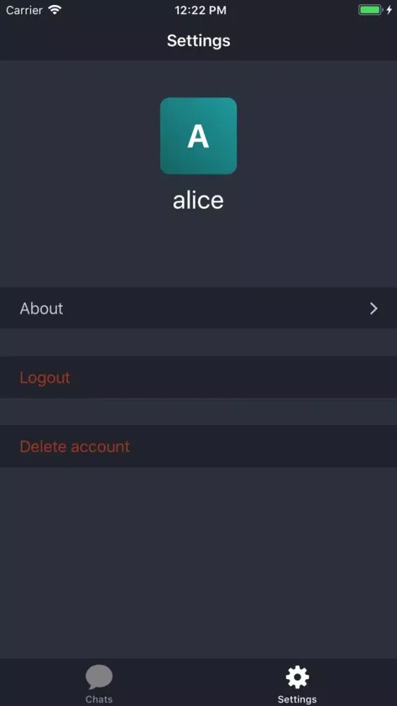 Screenshot di Virgil Messenger