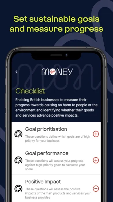 Screenshot di Sustainable Business Coach