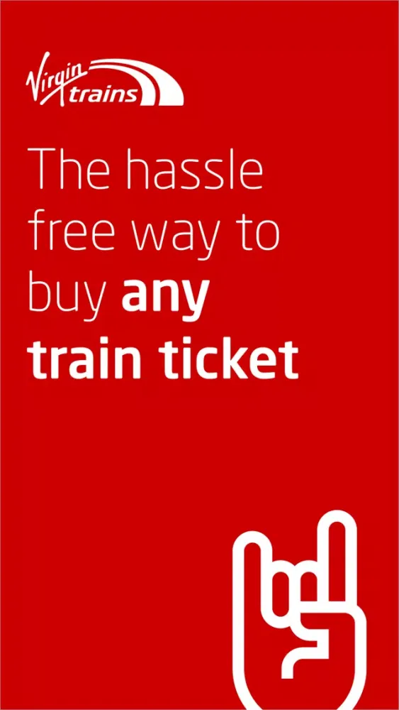 Ảnh chụp màn hình của Virgin Trains Tickets