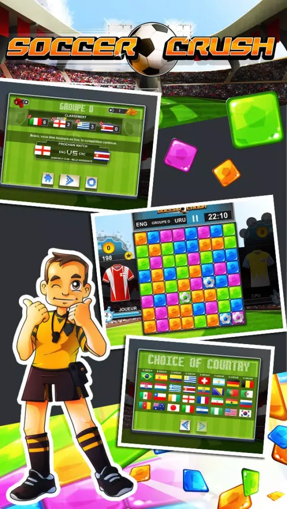 Capturas de pantalla de Soccer Crush : 2014 Edition
