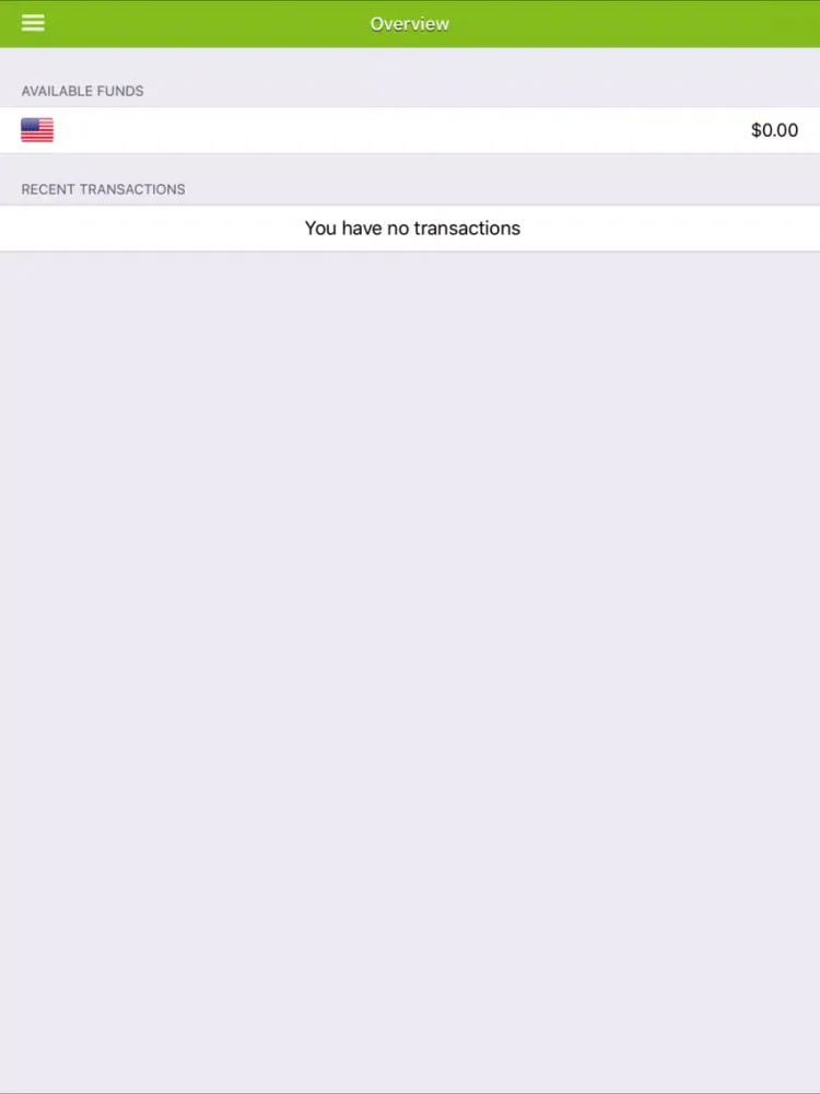 Viridian Pay iPad  Screenshots