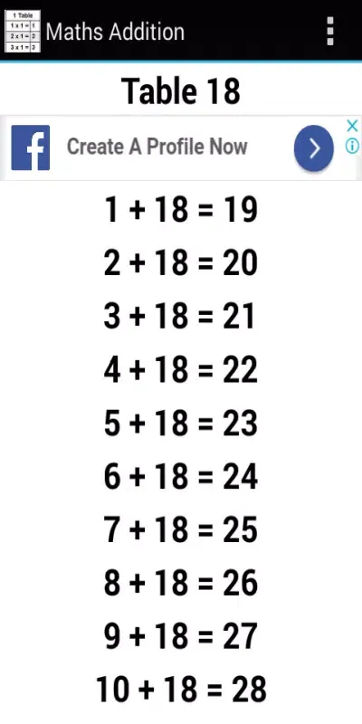 Maths Addition スクリーンショット