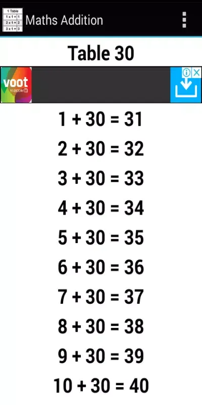 Maths Addition スクリーンショット