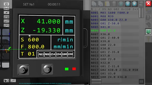 Capturas de tela do CNC Simulator Lite