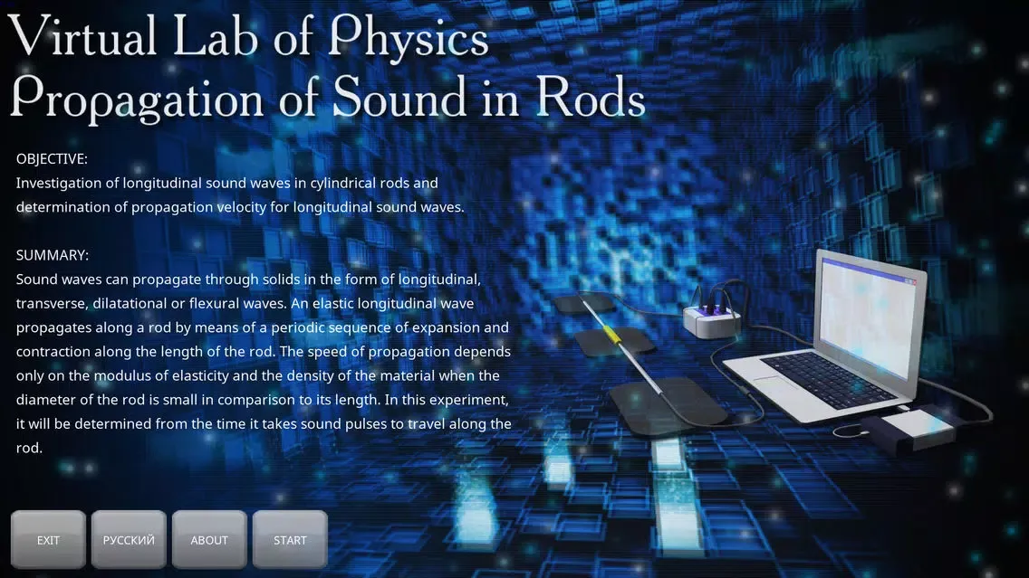 Captures d'écran de Propagation Sound In Rods