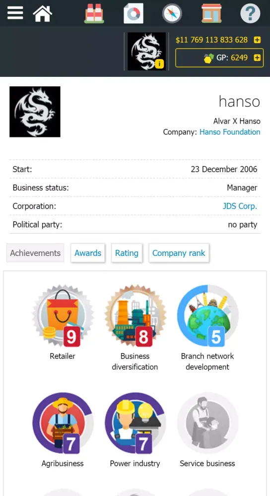 Virtonomics Screenshots