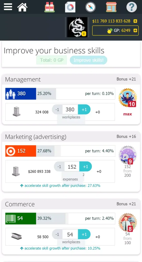 Virtonomics Screenshots