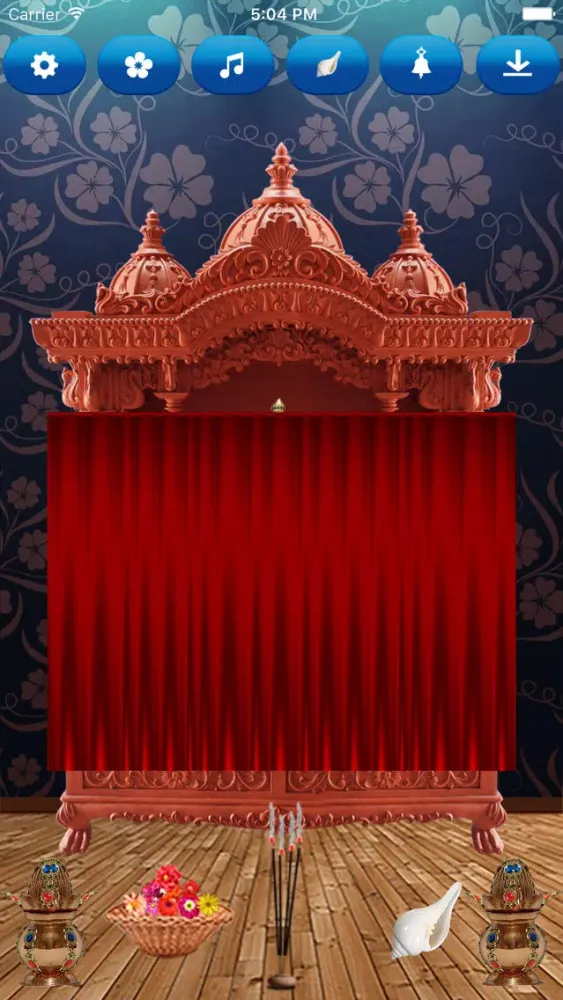 ภาพหน้าจอของ Lord Ganesha Virtual Temple: Best app for Ganeshji devotees to avoid temple run
