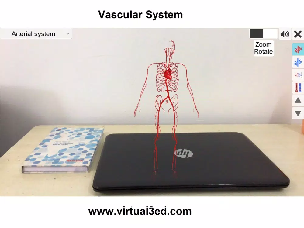 AR Vascular system iPad  Screenshots