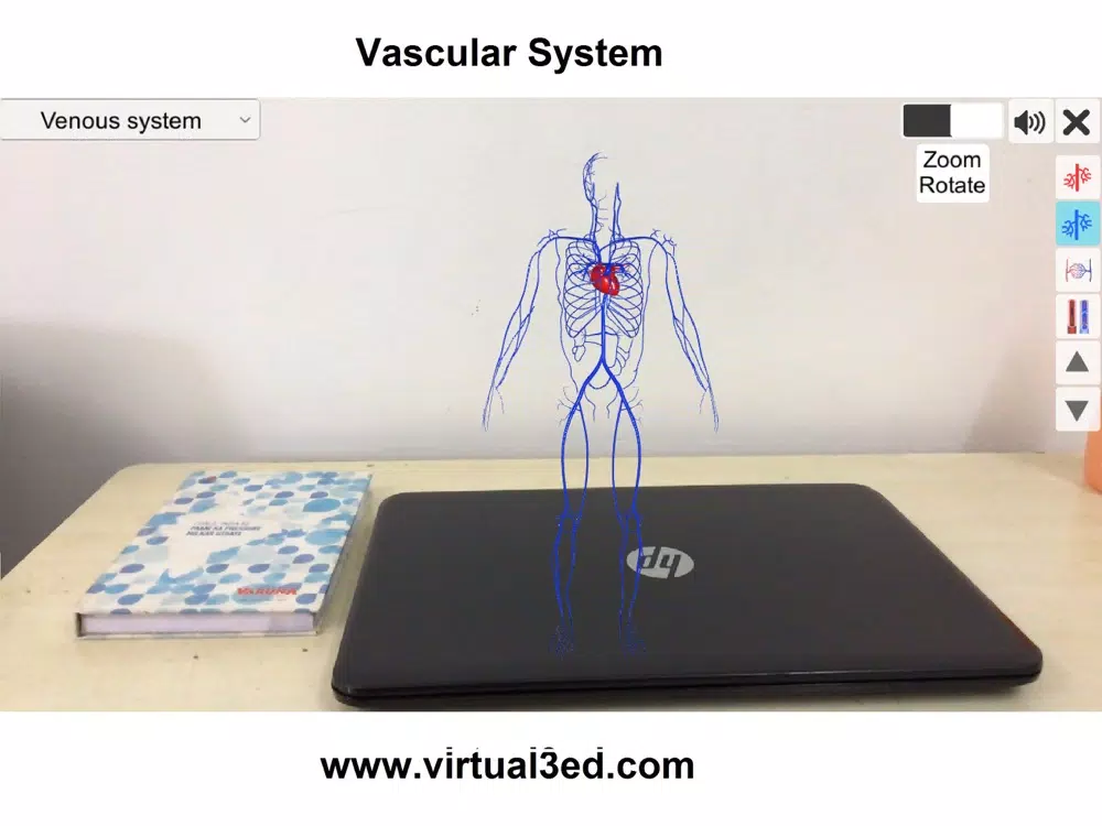 AR Vascular system iPad  Screenshots