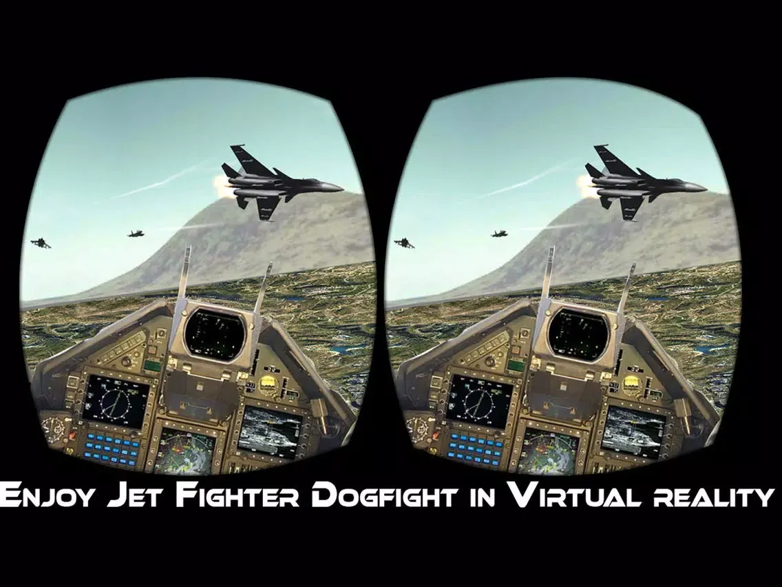 VR Jet Fighter Simulator Real Virtual Reality Game iPad  স্ক্রিনশট