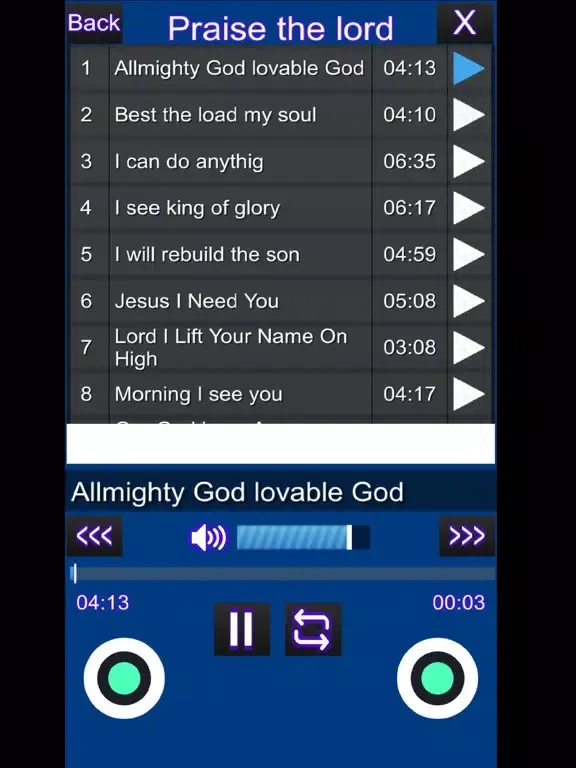 Prayer & Worship Songs iPad  스크린샷