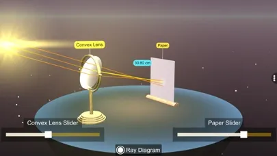 Tangkapan layar Convex Lens Properties