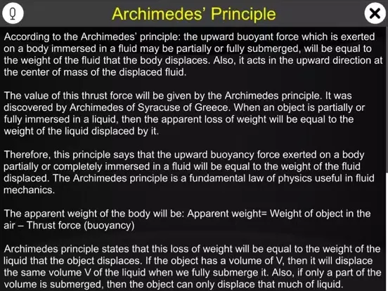 صور Archimedes’ Principle iPad 