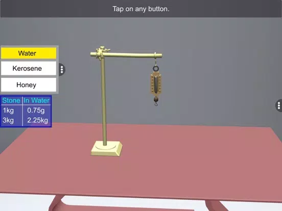 Capturas de tela do Archimedes’ Principle iPad 