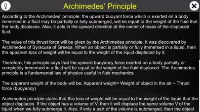 Capturas de tela do Archimedes’ Principle