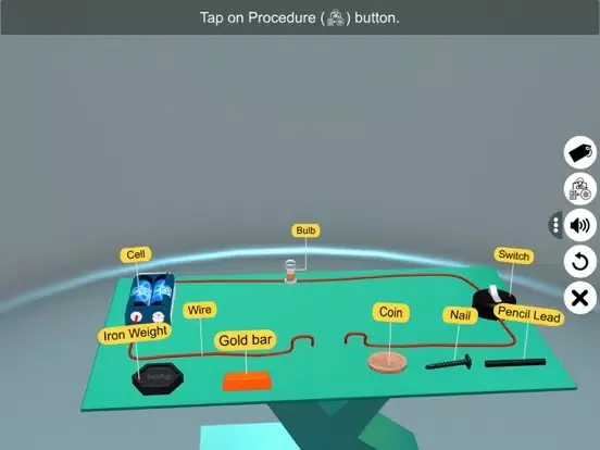Capturas de tela do Conductors and Insulators iPad 