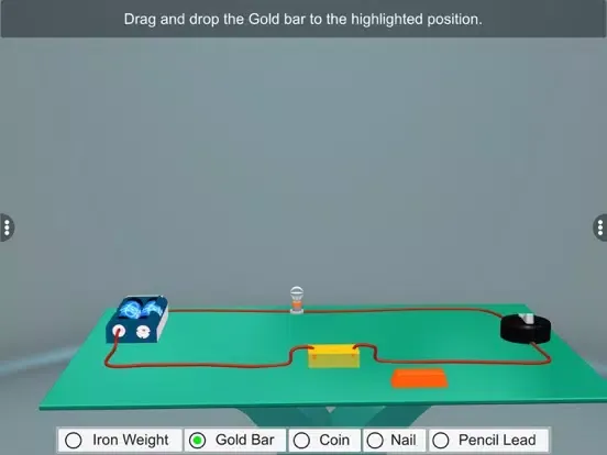 Capturas de tela do Conductors and Insulators iPad 