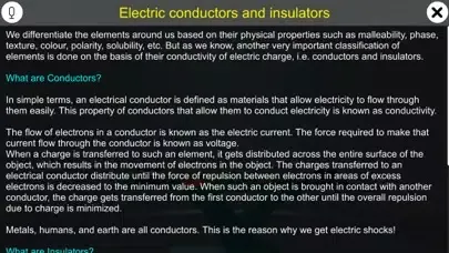 Capturas de tela do Conductors and Insulators
