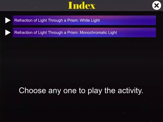Light Refraction Through Prism iPad  स्क्रीनशॉट