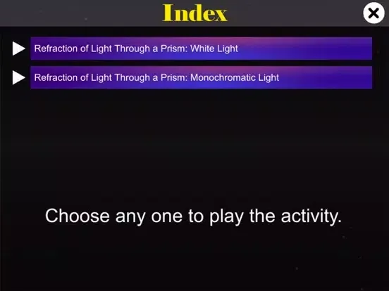 Screenshot di Light Refraction Through Prism iPad 
