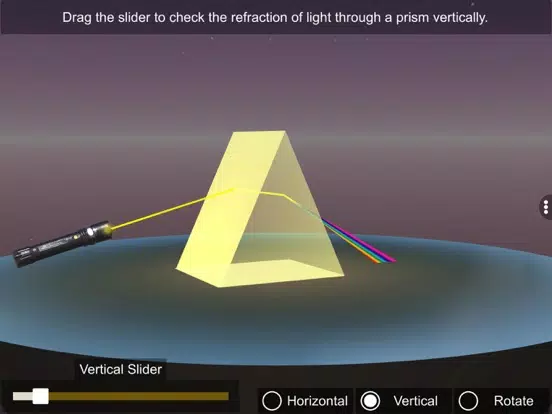 Light Refraction Through Prism iPad  स्क्रीनशॉट