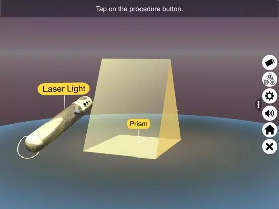 Light Refraction Through Prism iPad  स्क्रीनशॉट