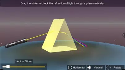 Light Refraction Through Prism स्क्रीनशॉट