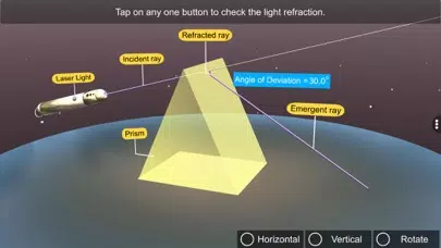Light Refraction Through Prism स्क्रीनशॉट