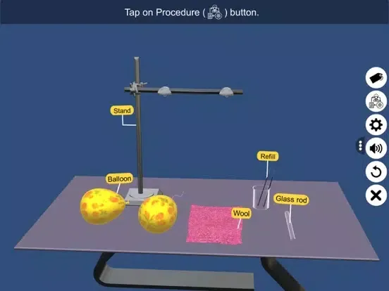 Tangkapan skrin Types of Charges iPad 